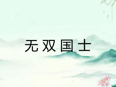 无双国士