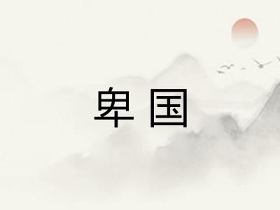 卑国