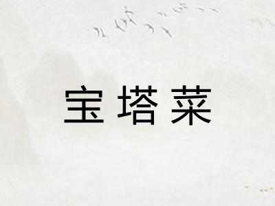 宝塔菜