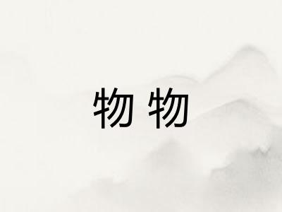 物物