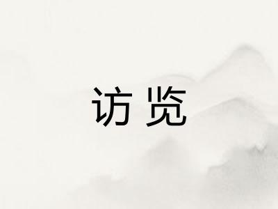 访览