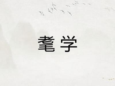 耄学