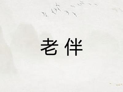 老伴