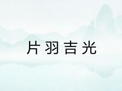 片羽吉光