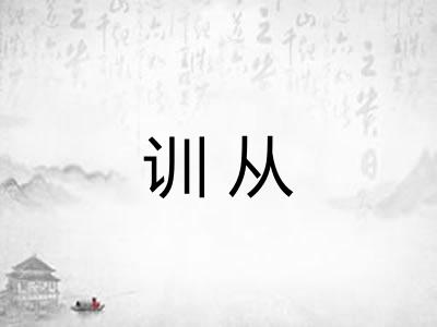 训从