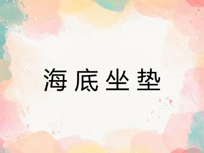 海底坐垫