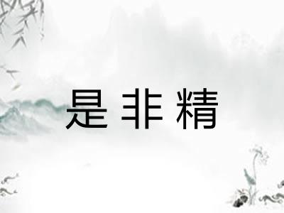 是非精