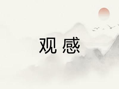 观感