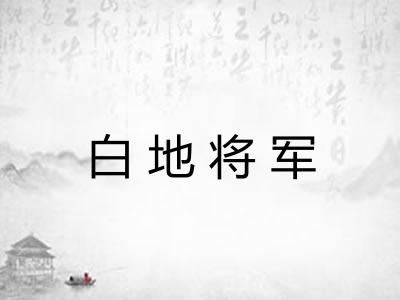 白地将军