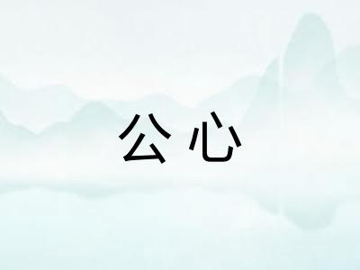 公心