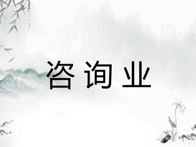 咨询业