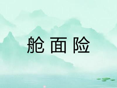 舱面险