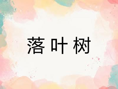 落叶树
