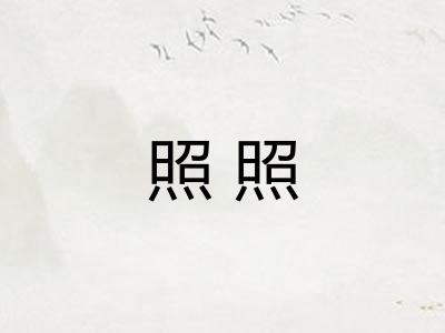 照照