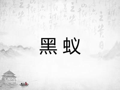 黑蚁