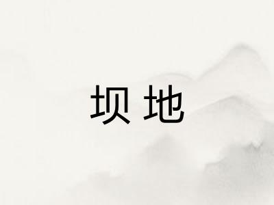 坝地