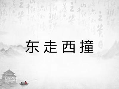 东走西撞