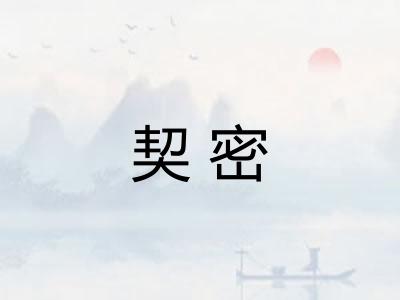 契密