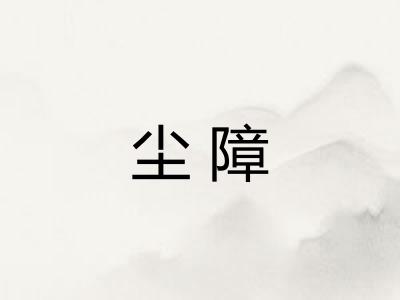 尘障