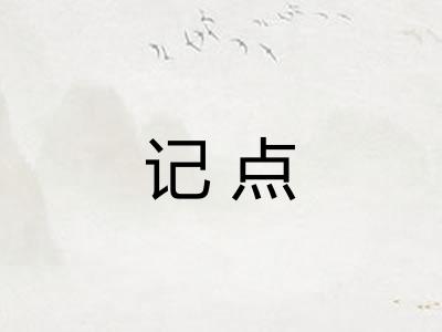 记点