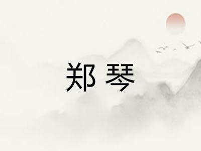 郑琴
