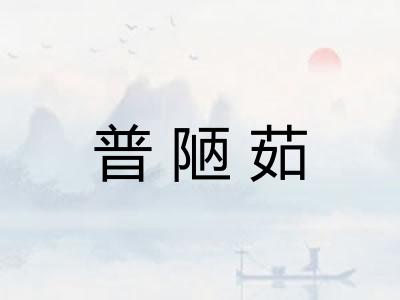 普陋茹