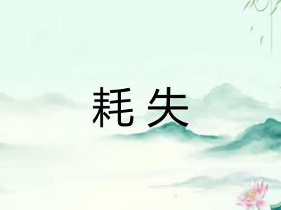 耗失
