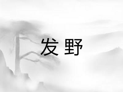 发野