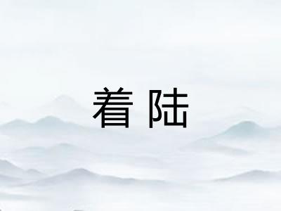着陆