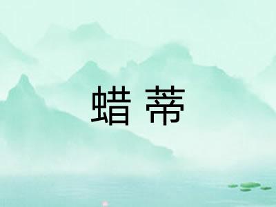 蜡蒂