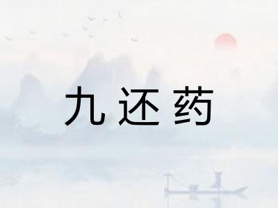 九还药