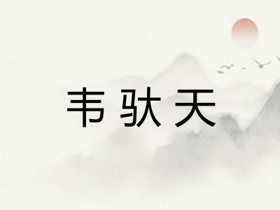 韦驮天