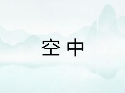 空中