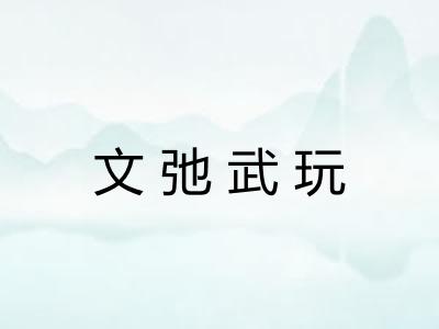 文弛武玩