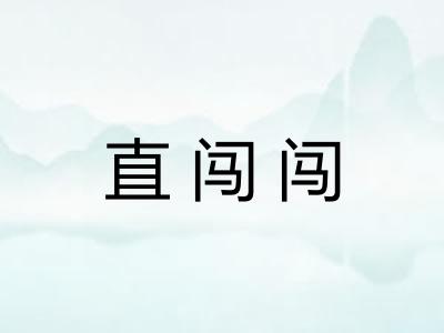 直闯闯