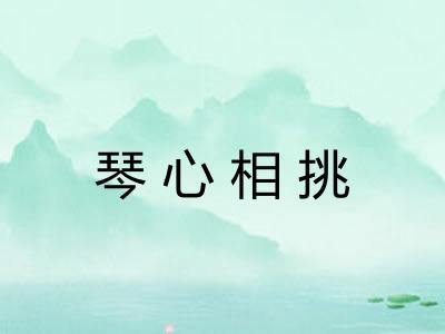 琴心相挑