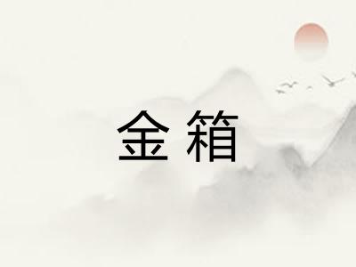 金箱