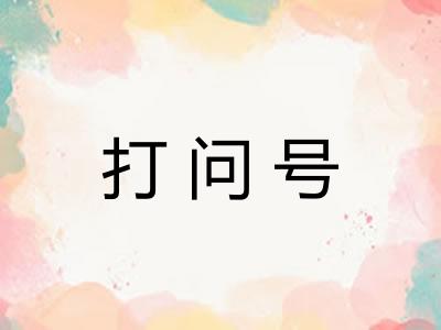 打问号