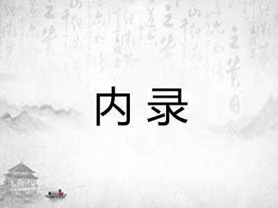 内录