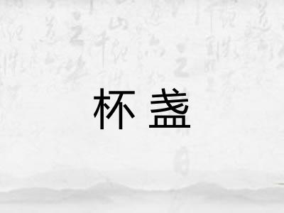 杯盏