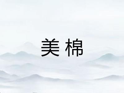 美棉