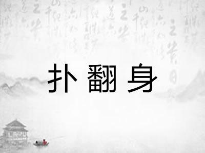 扑翻身