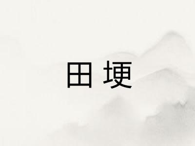 田埂