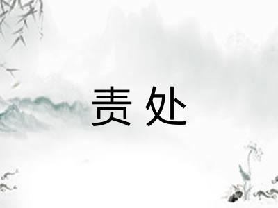 责处
