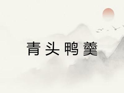 青头鸭羹
