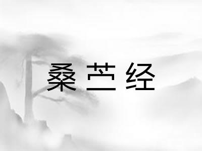 桑苎经