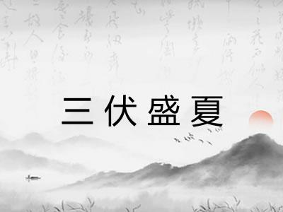 三伏盛夏