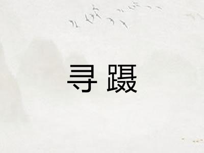寻蹑