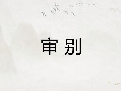 审别