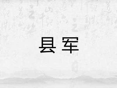 县军